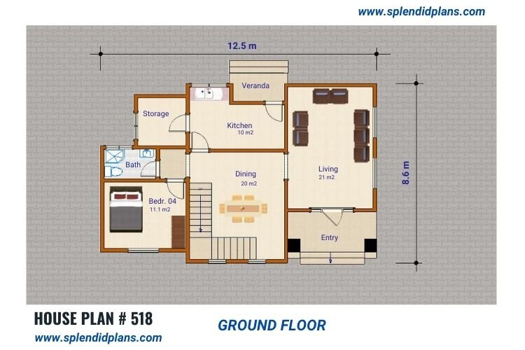 4/5 Bedroom small duplex 2