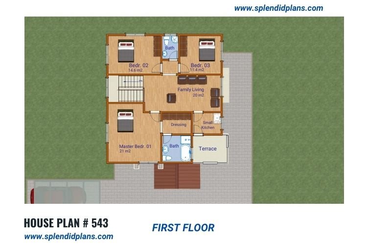 4-Bedrooms and office duplex